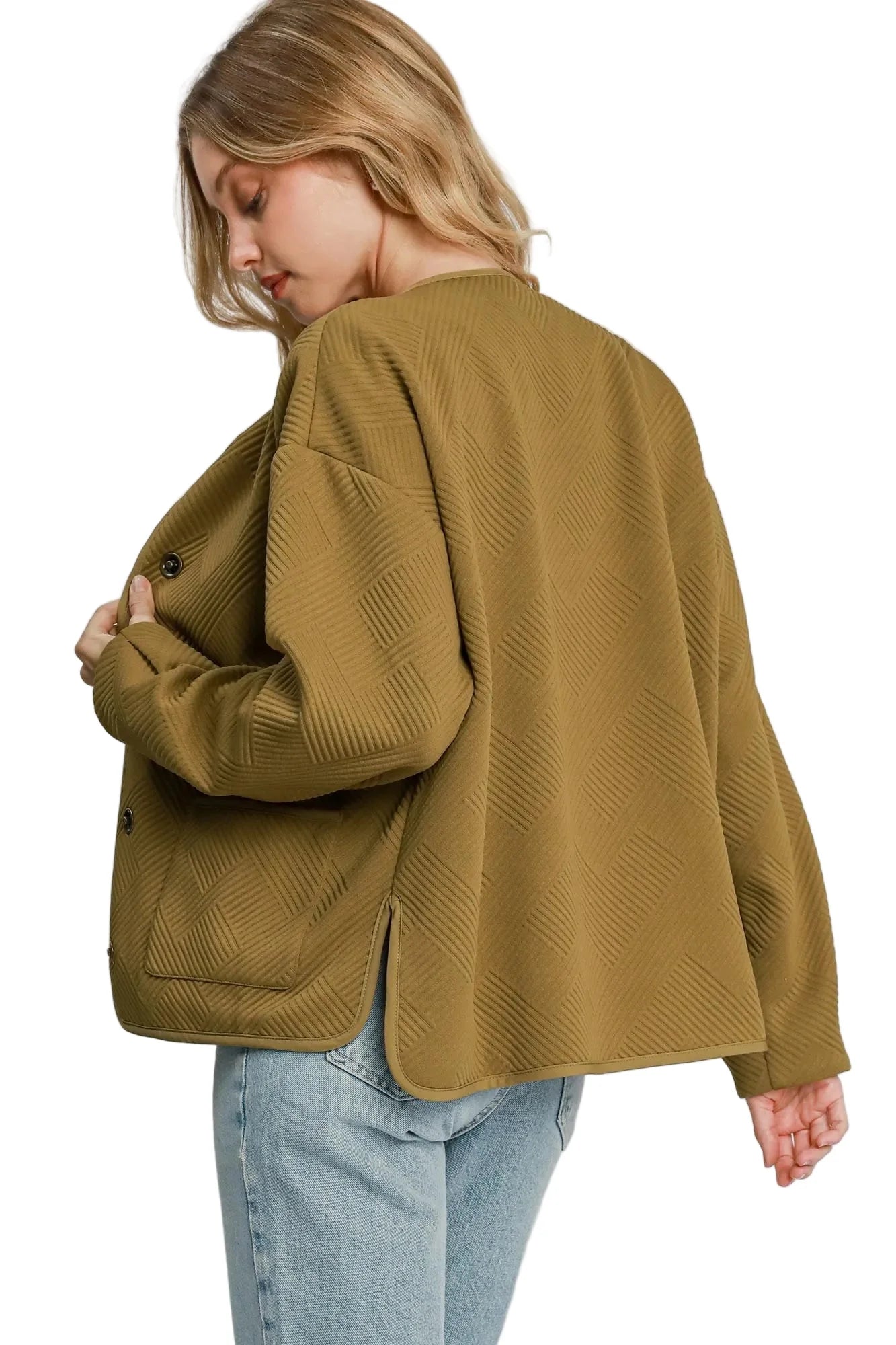 Textured Jacquard Jacket
