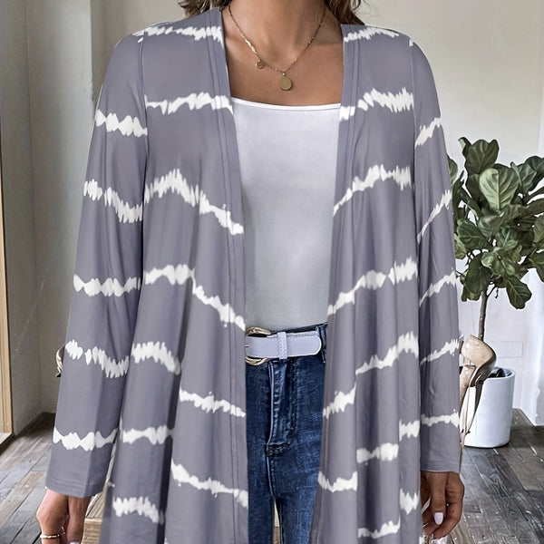 Women’s Printed Open Jacket