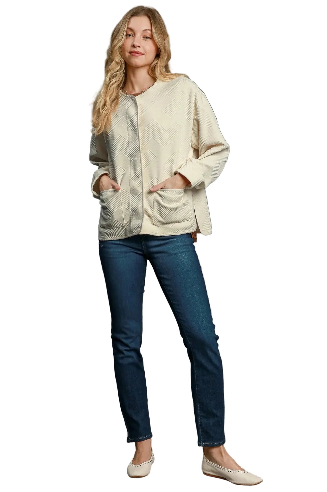 Textured Jacquard Jacket
