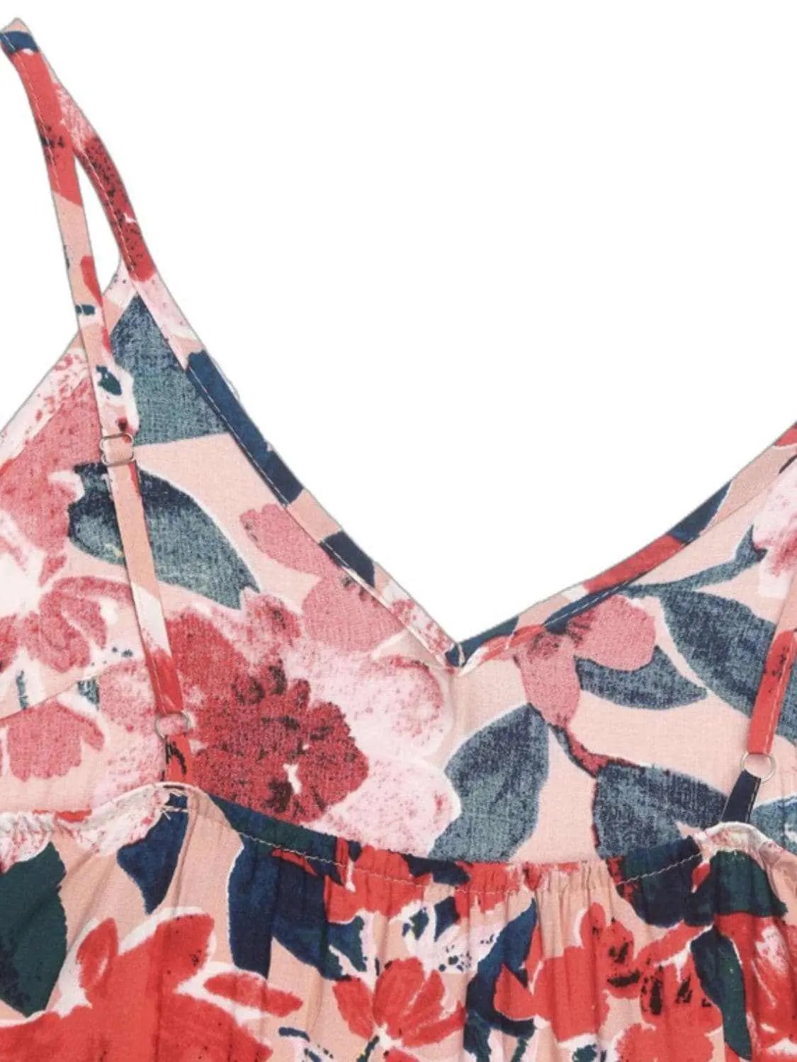 Trendsi Backless Frill Midi Dress - 100% Viscose by Trends