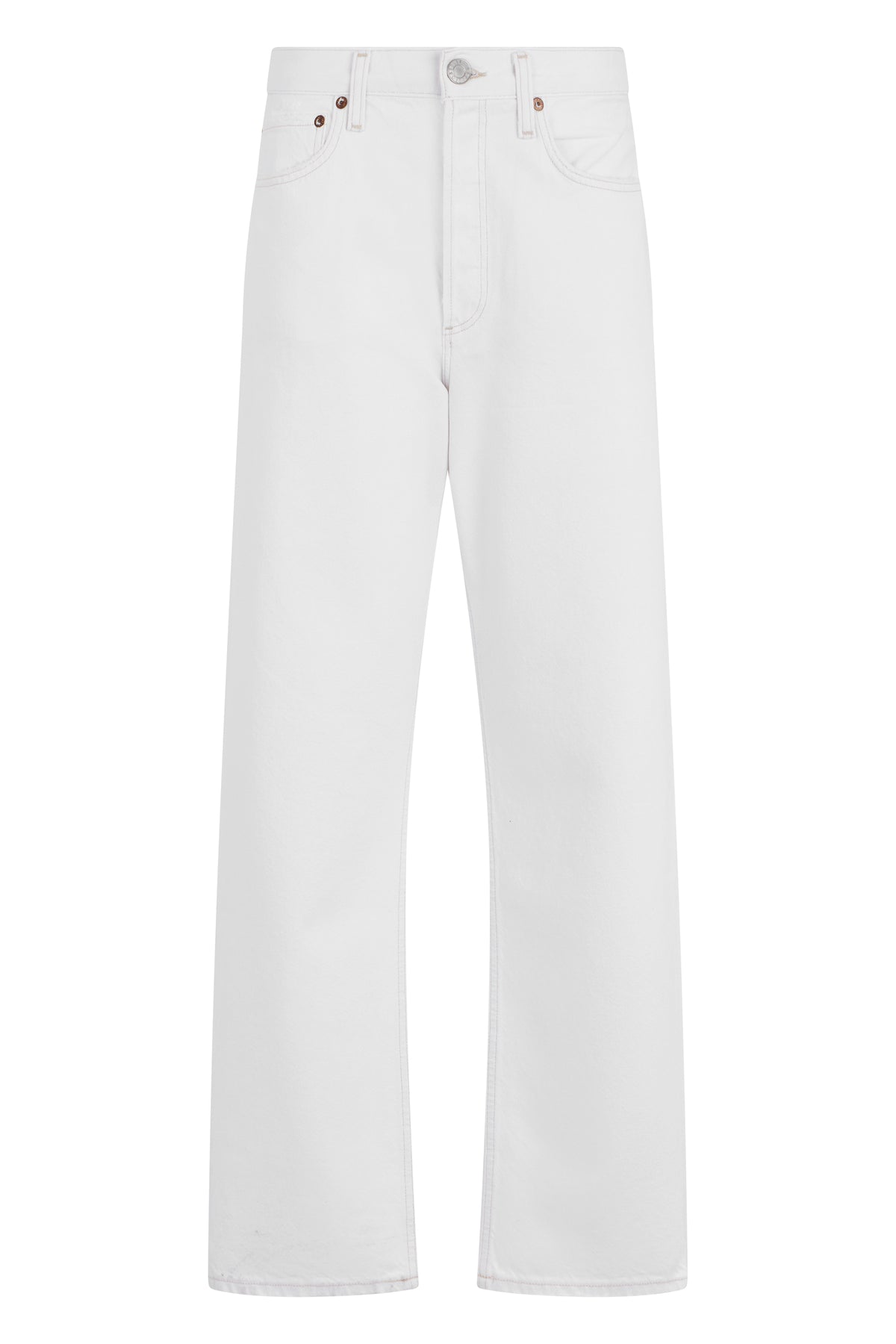 Straight Denim Pants White