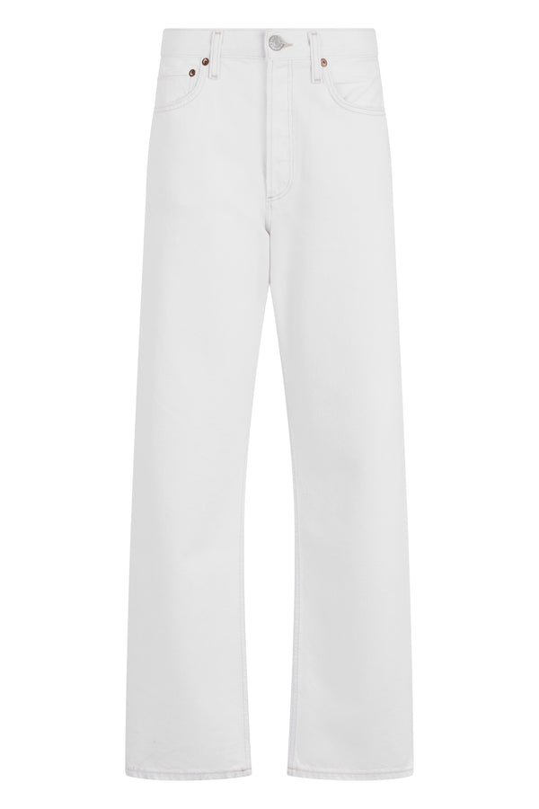 Straight Denim Pants White