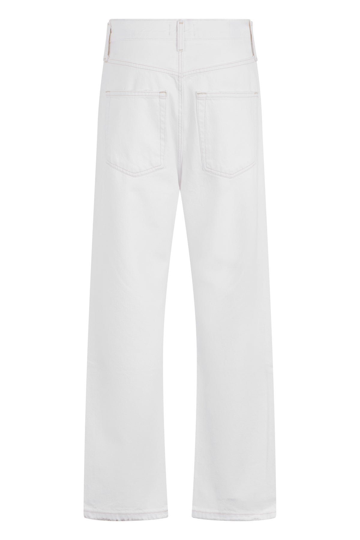 Straight Denim Pants White