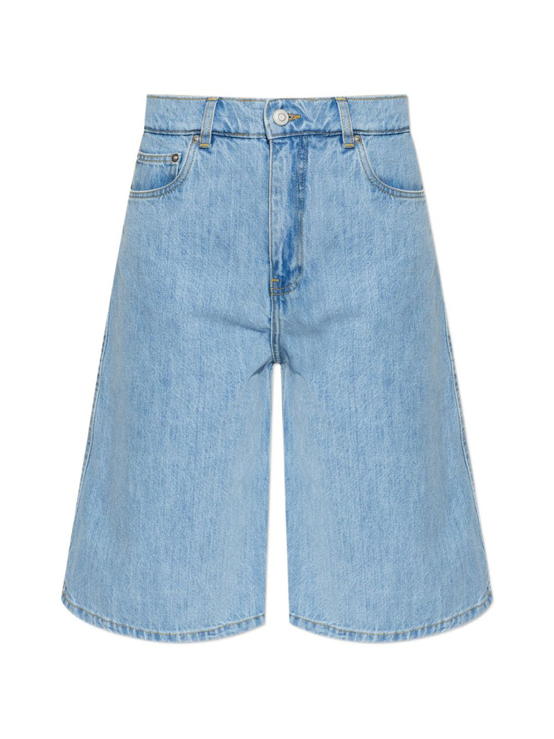 Shorts in Light Blue Denim