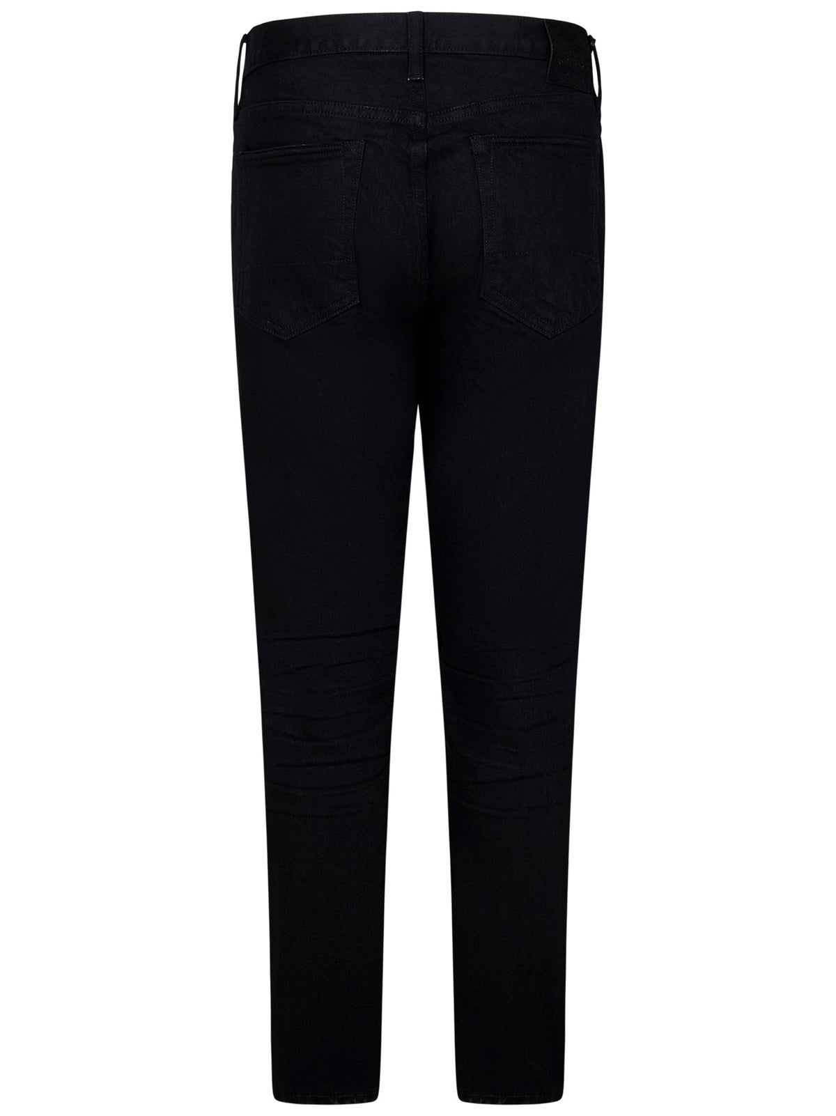 Slim Jeans in Washed Black