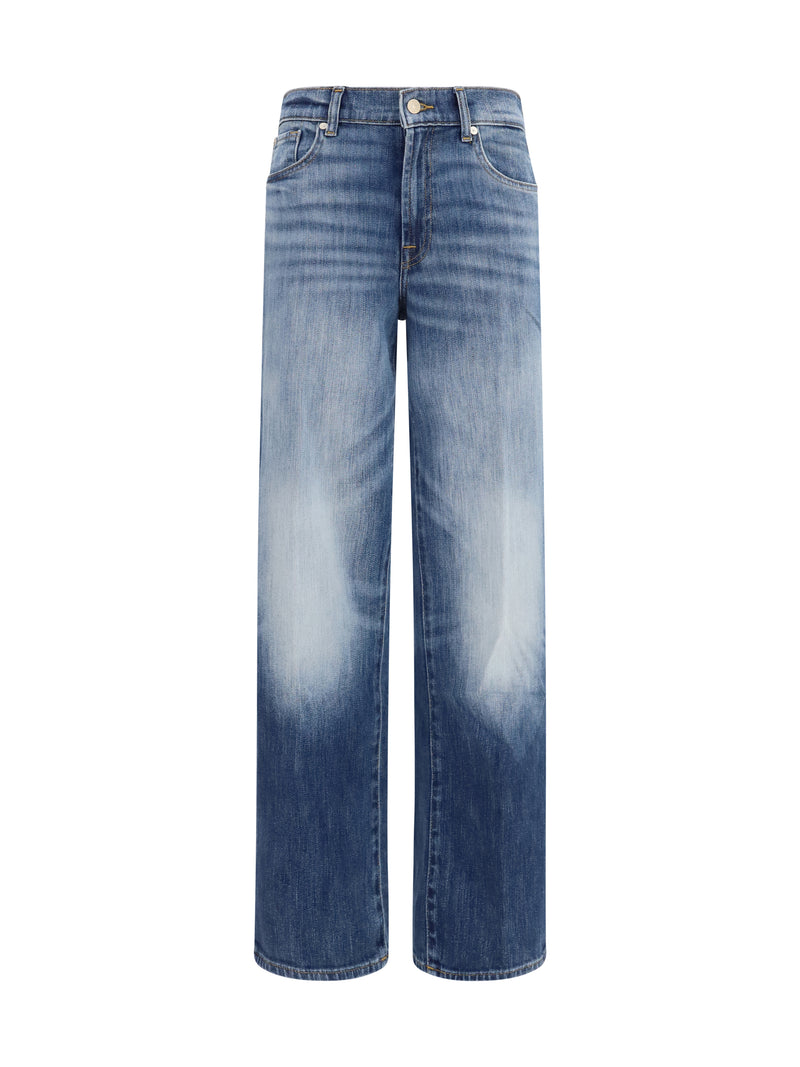 Straight-Leg Jeans Blue Vintage Wash