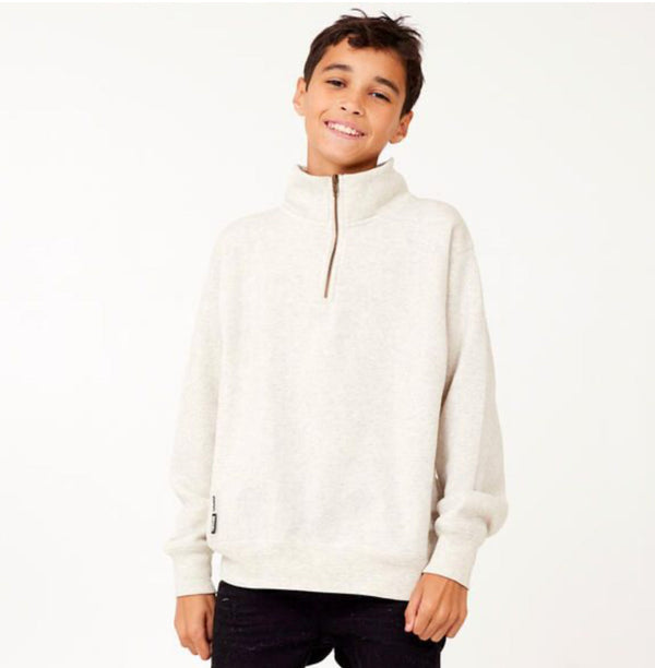 Vintage Havana - Burnout 3/4 Zip Pillover Sweatset