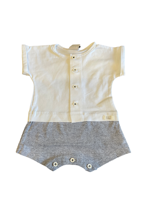 Paz Rodriguez Pazo Knit Newborn Romper 005-192685