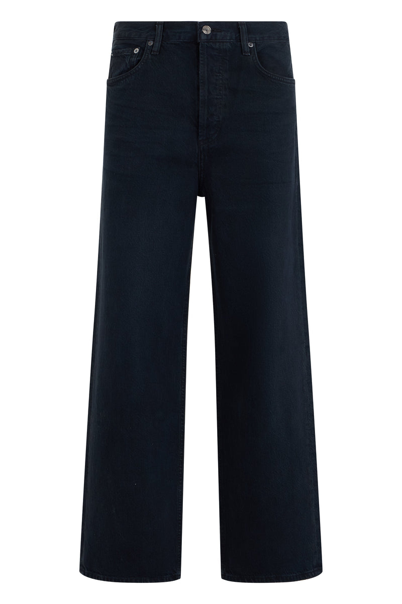 Straight-Leg Jeans Blue