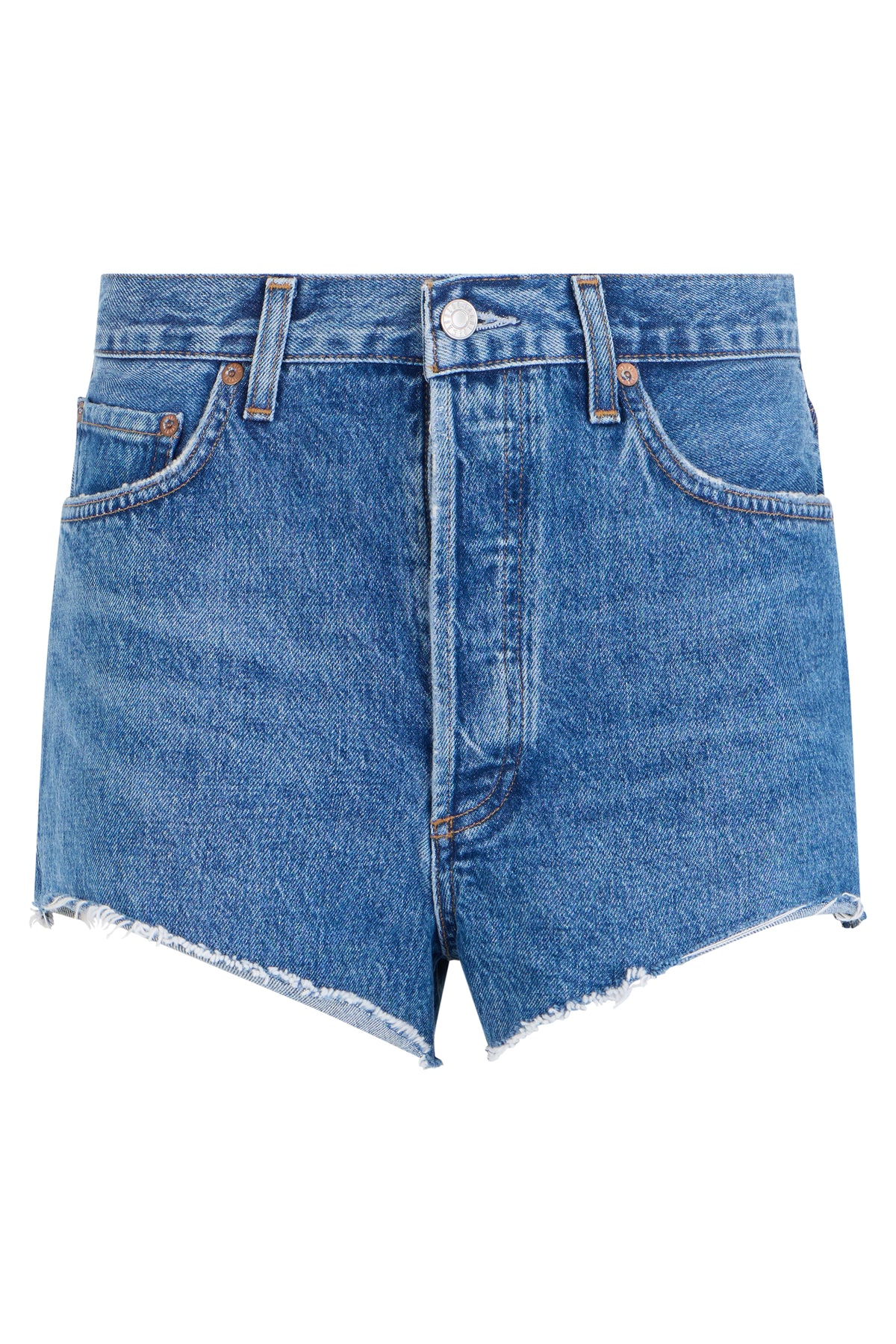 Frayed Denim Shorts