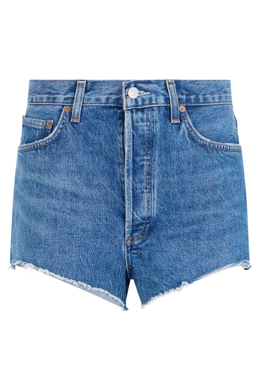 Frayed Denim Shorts
