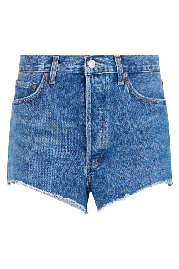 Frayed Denim Shorts