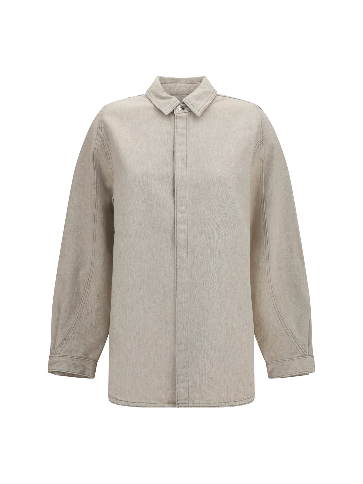 Denim Shirt Amelo-De-Nîmes Light Beige