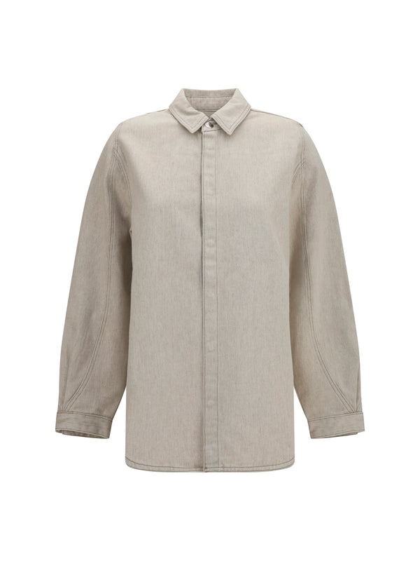 Denim Shirt Amelo-De-Nîmes Light Beige