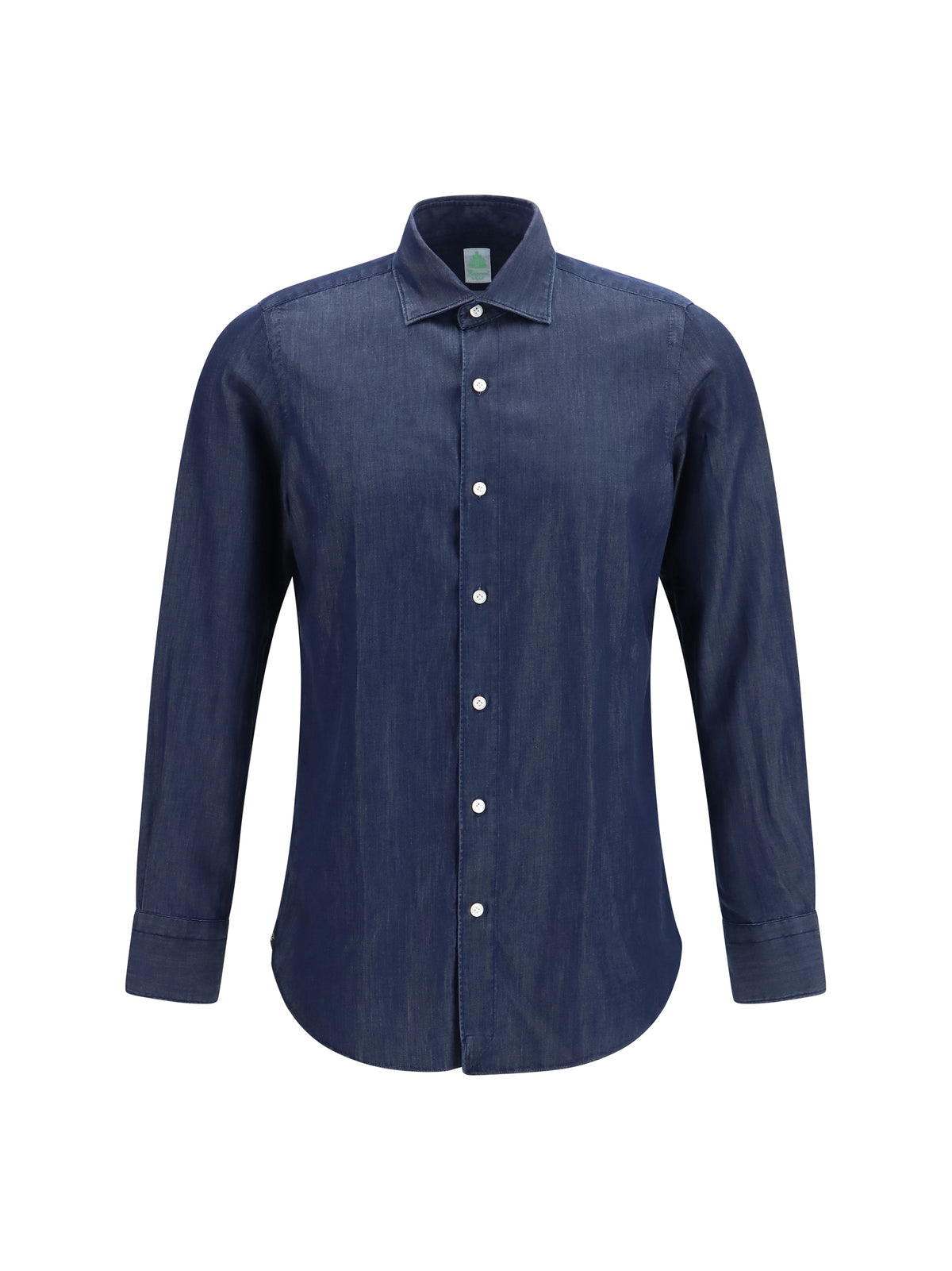 Finamore 1925 Napoli Denim Shirt Giza 45