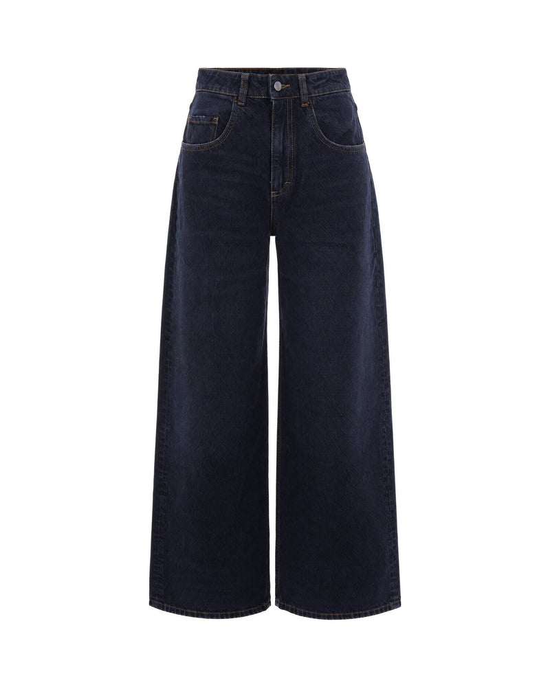 Wide-Leg Jeans Poppy Black