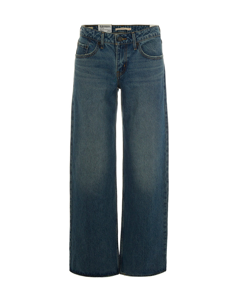 Jeans Low Loose in Rescued City Denim