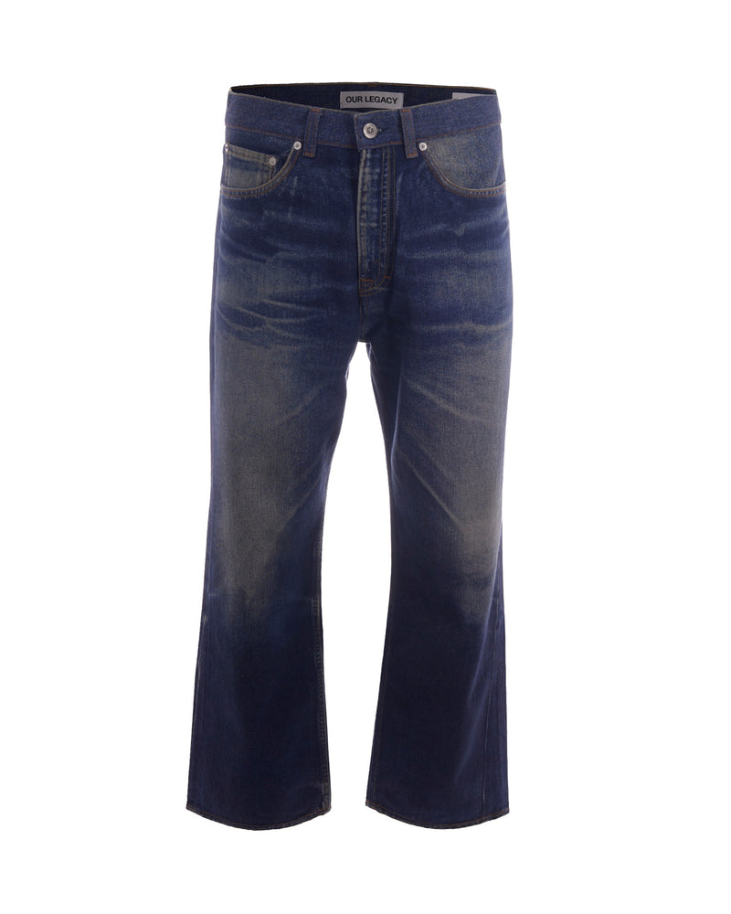 Jeans Third Cut Azure Print
