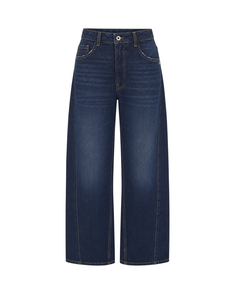 Jeans Washed Dark Blue