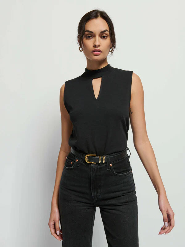 Nation LTD Alba Mock Neck Top