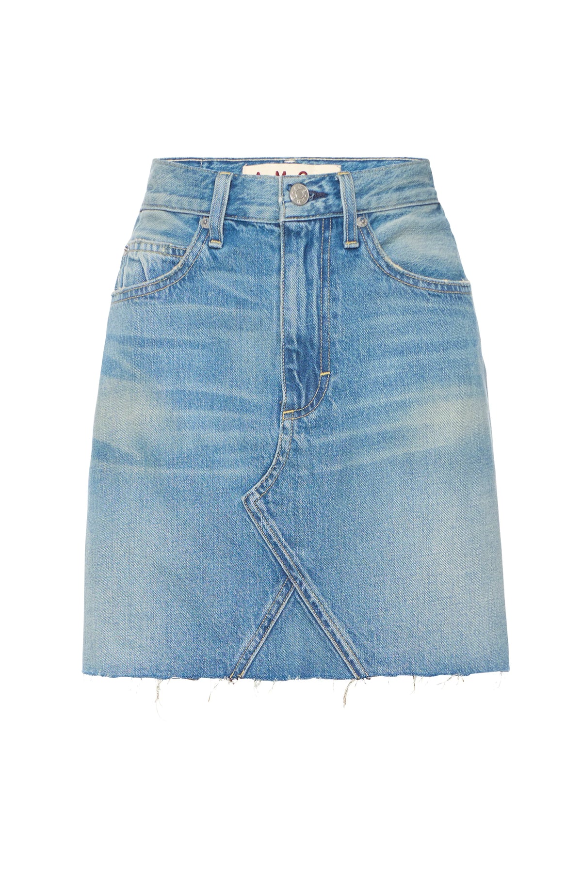 AMO ALEXIS SKIRT W/RAW CUT HEM