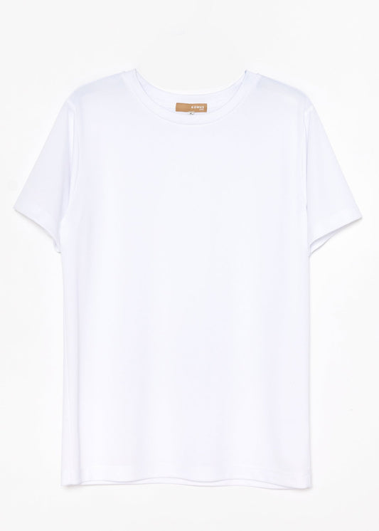 Konus Men's Eco Friendly Reolite Tech T-shirt in White