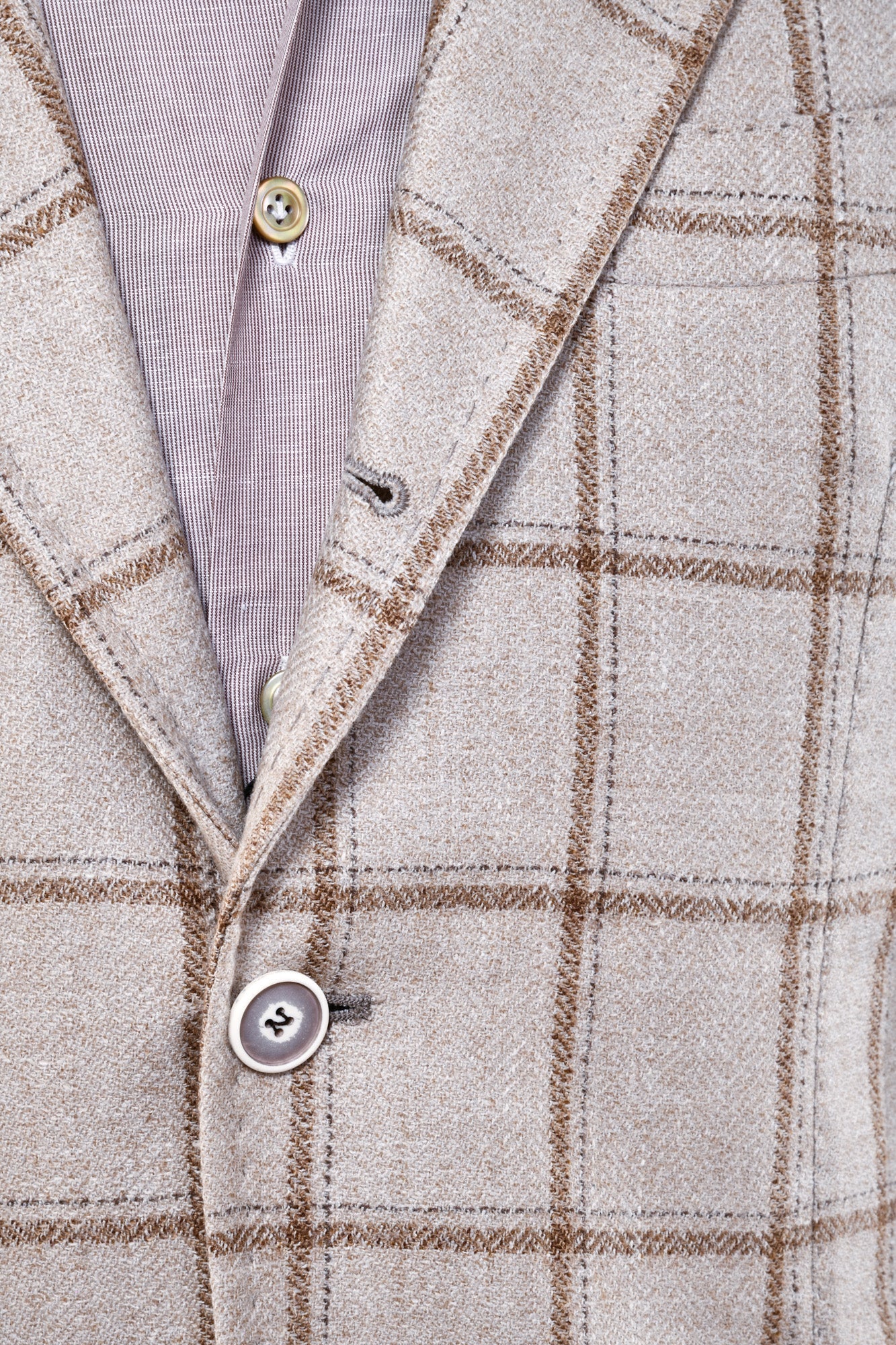 Sartorio Windowpane Virgin Wool-Silk Sport Jacket