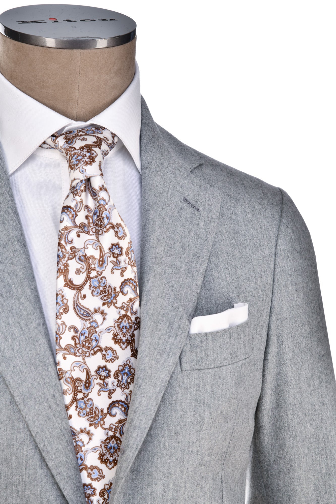 Sartorio Marled Virgin Wool-Cashmere Suit