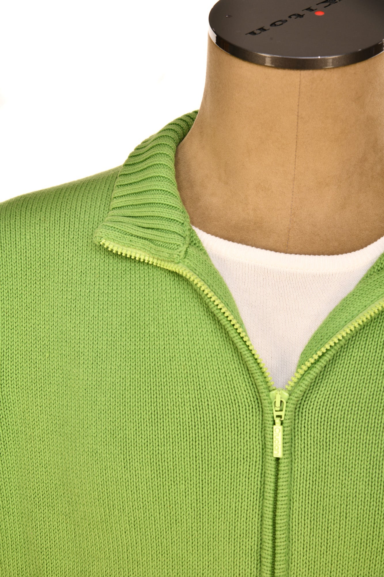 Cruciani Cotton Zip-Up Sweater