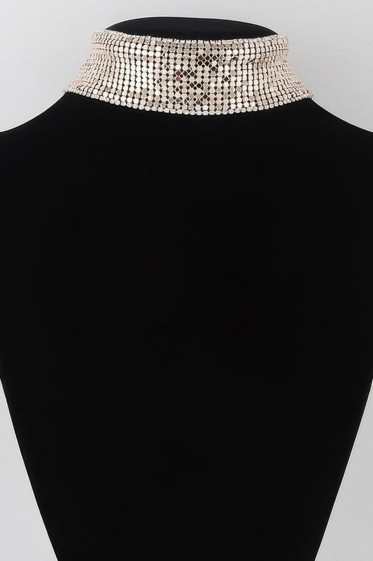 ASTOR PLACE Wide Sequin Choker | Exclusive BYMANYC ® New York