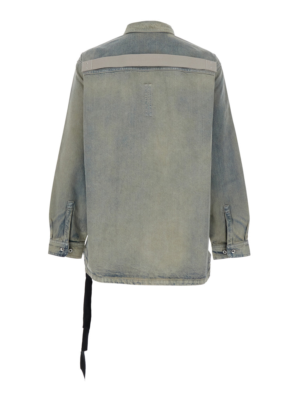 Rick Owens Jacket Light Blue Denim, view 2