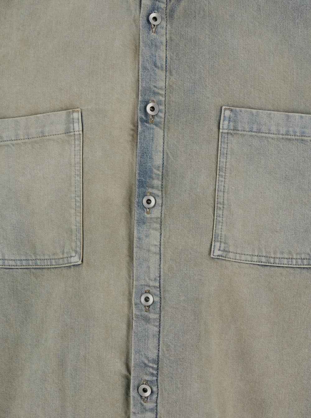 Rick Owens Jacket Light Blue Denim, view 3