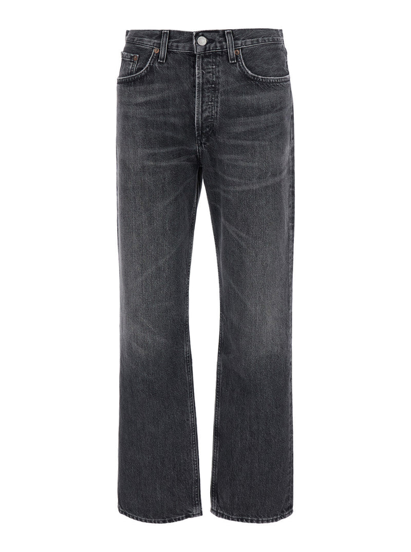 AGOLDE Jeans Lana Grey Cotton