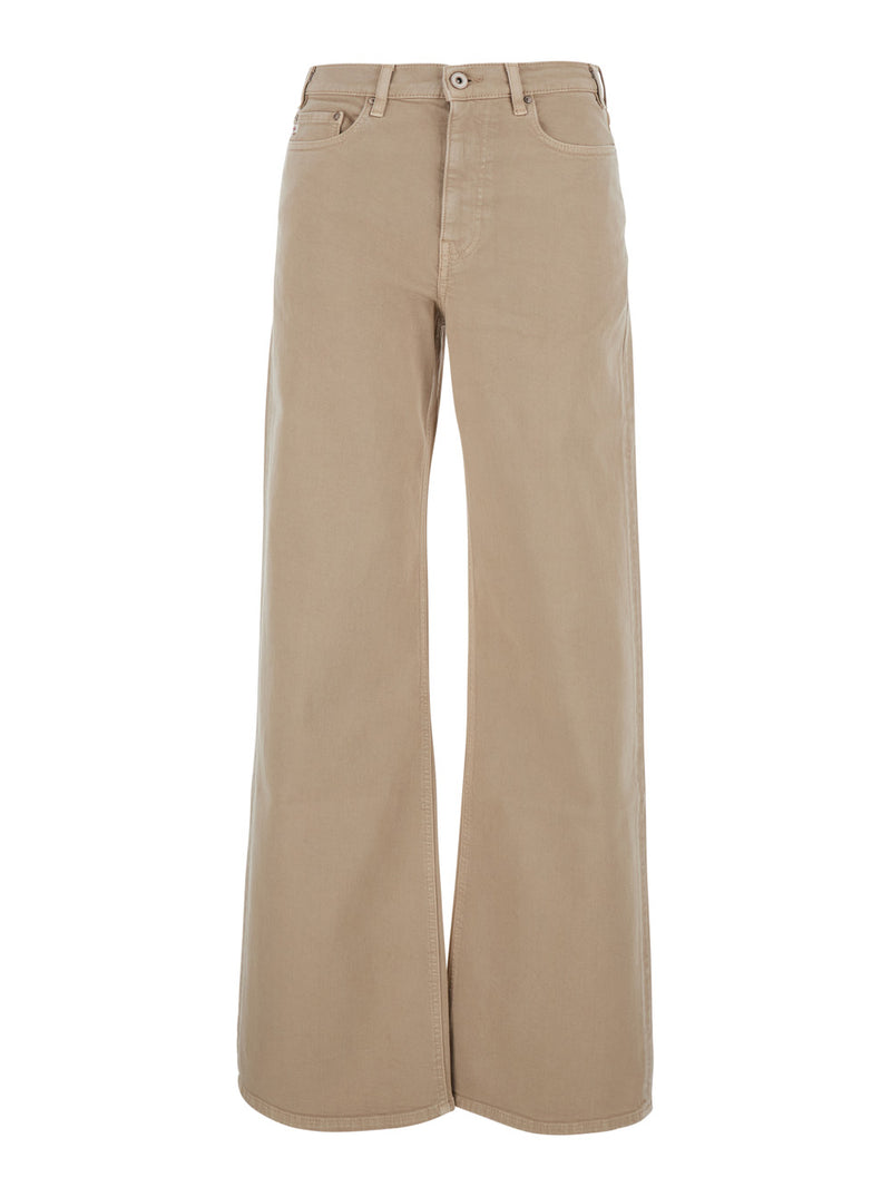 Jeans New Baggy Beige Denim