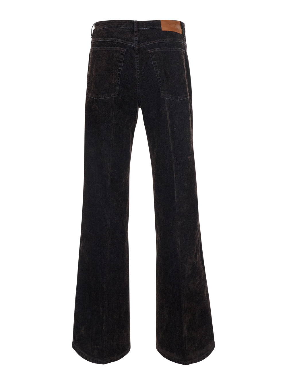 Denim Shirt in Brown Cotton