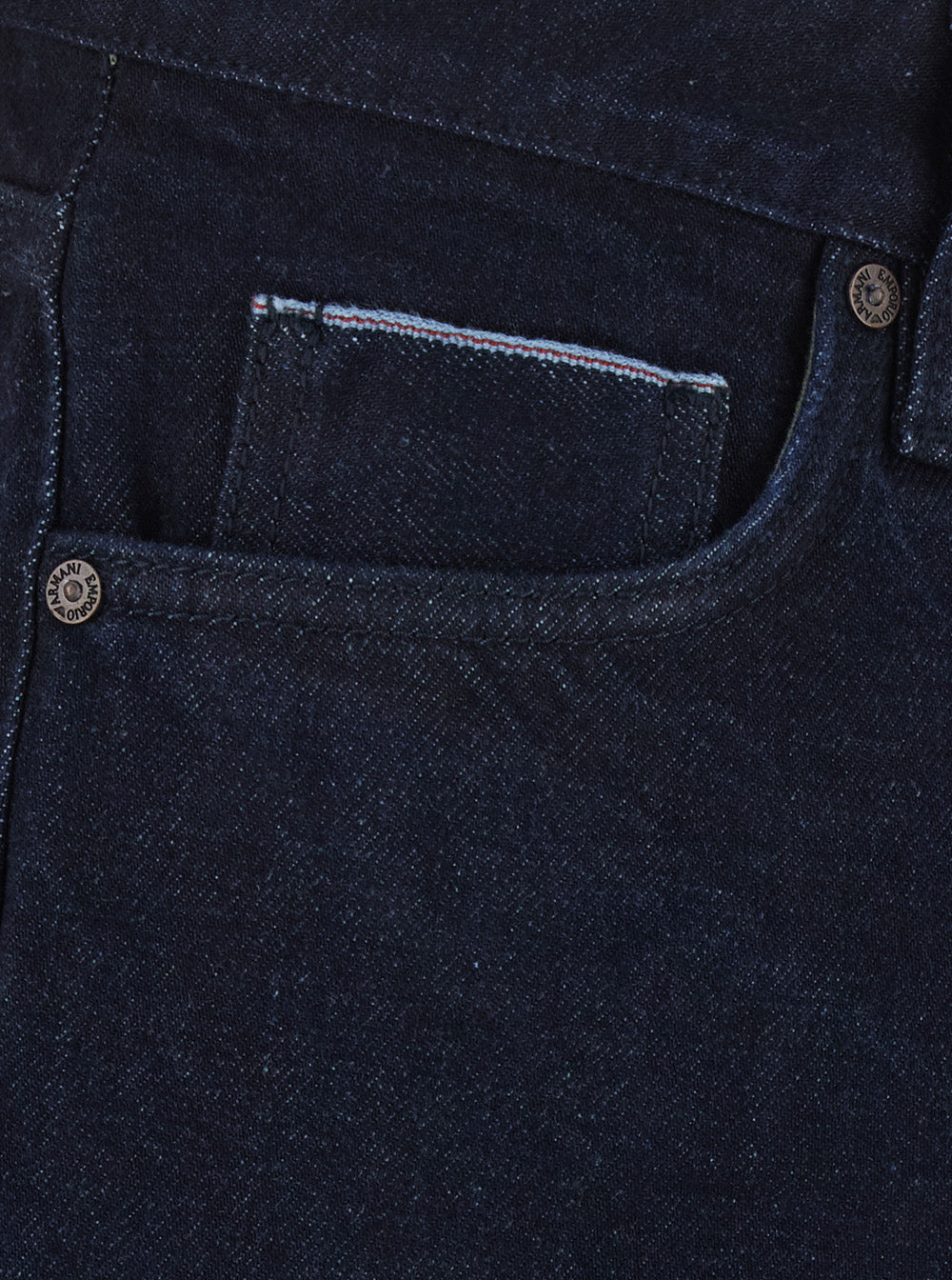 Emporio Armani Straight-Leg Denim Jeans, view 3