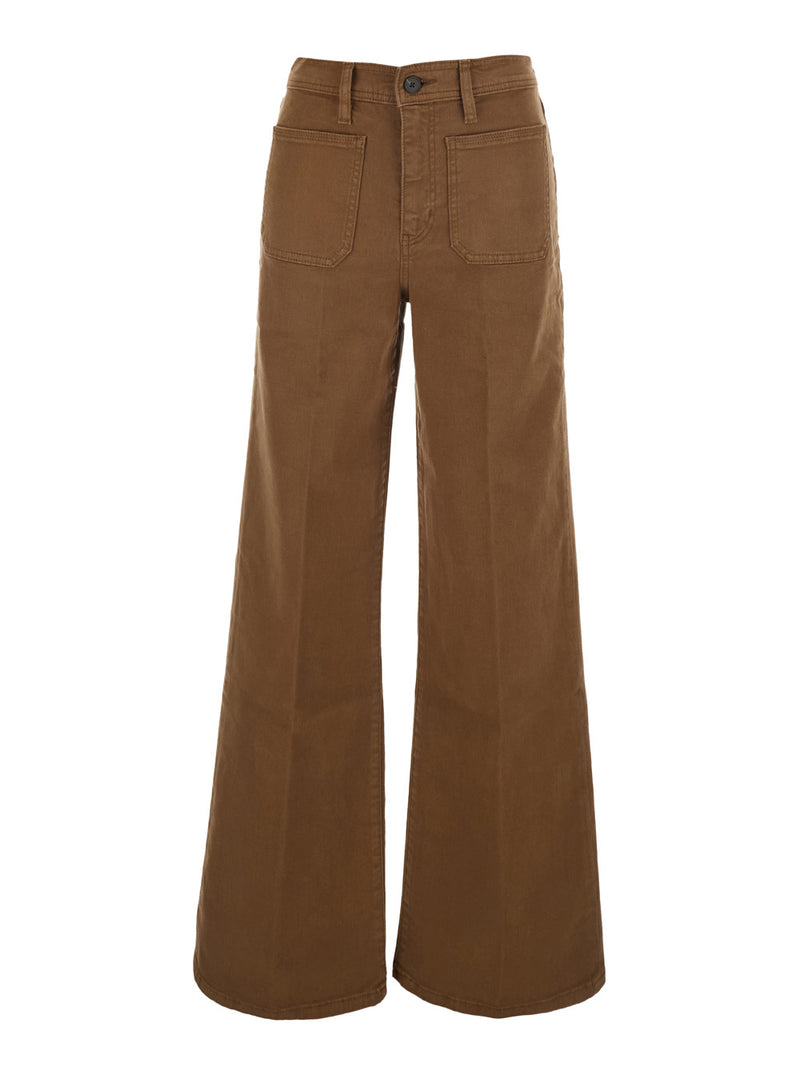 Jeans Le Slim Palazzo Brown Wide Leg