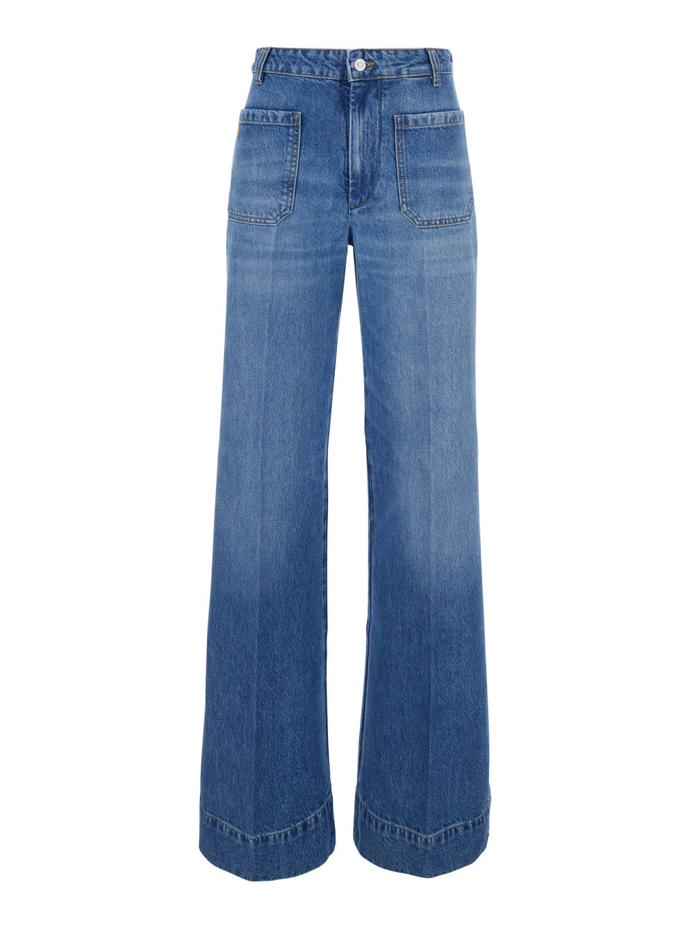 Alina Wide Jeans in Blue