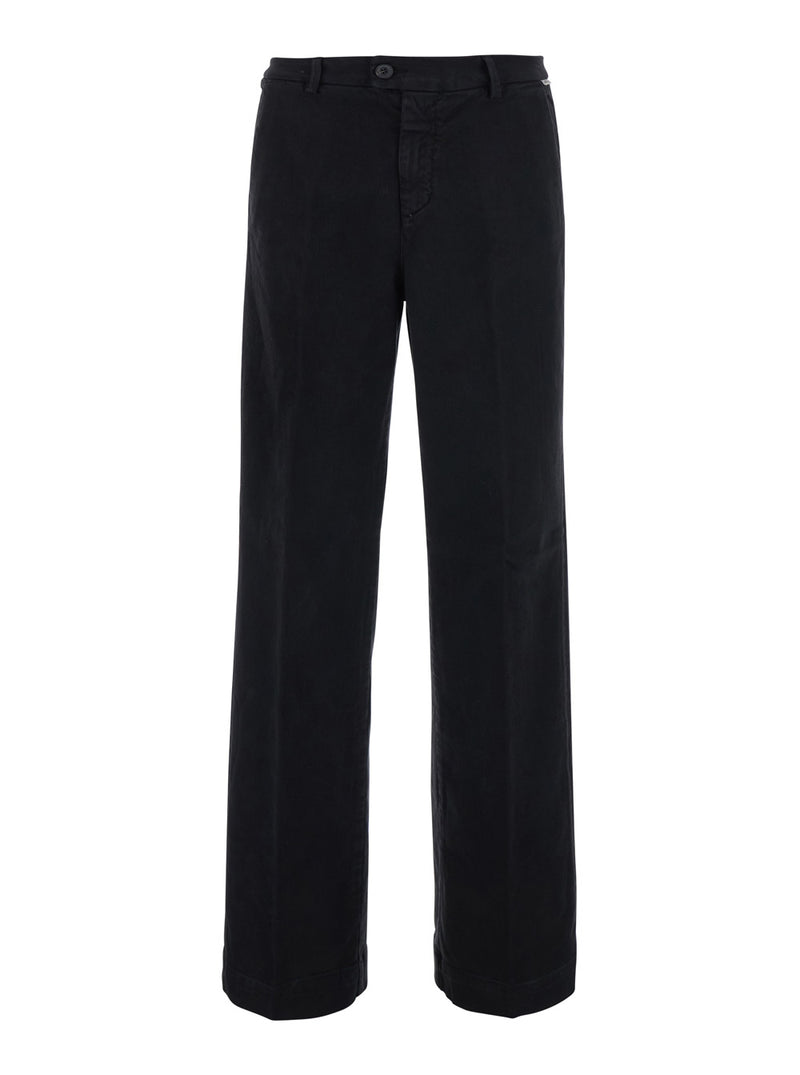 Straight-Leg Jeans in Black Denim