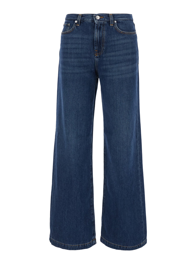 Wide-Leg Marta Blue Jeans