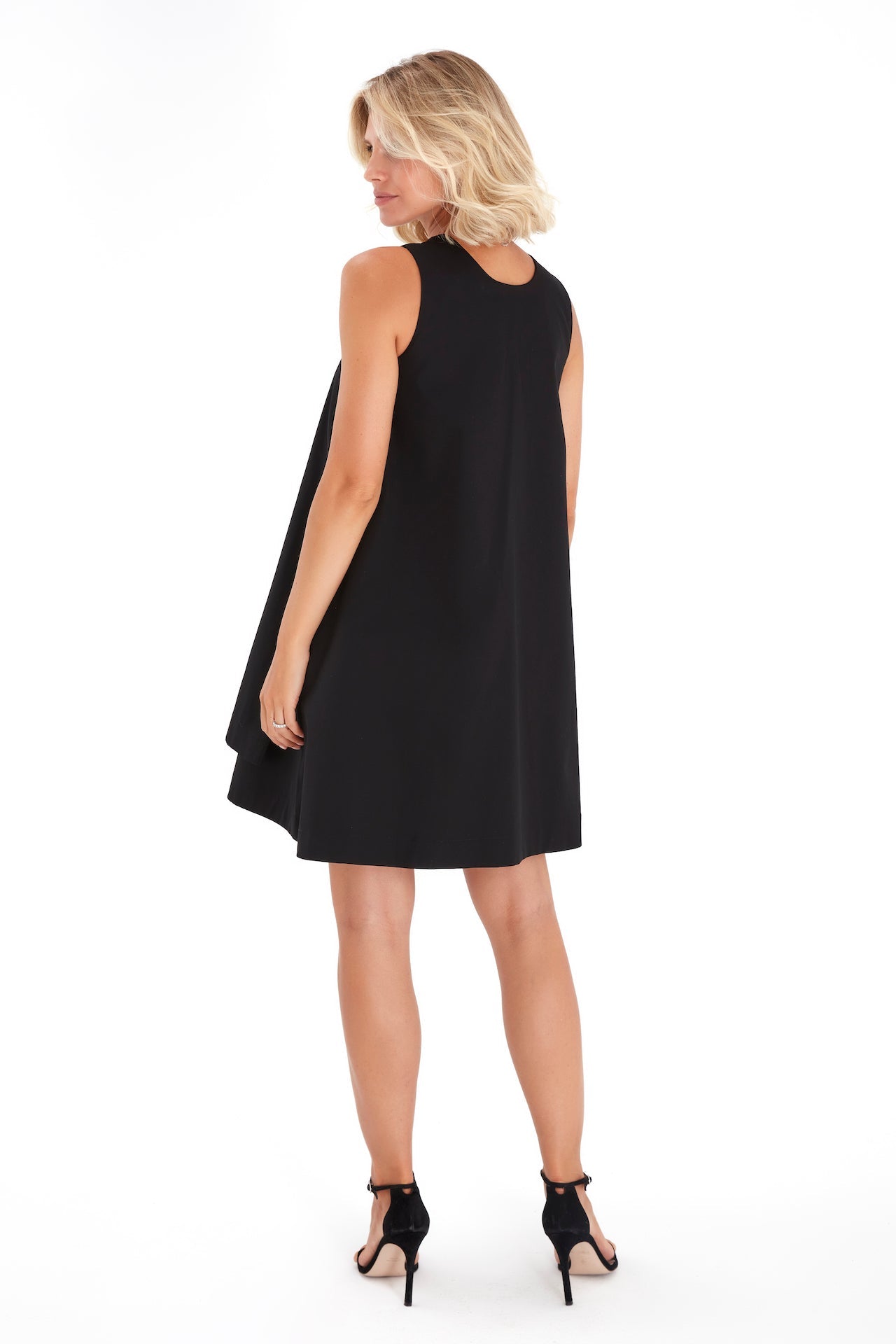 Amaze Sleeveless Cotton Maternity/Nursing Swing Dress