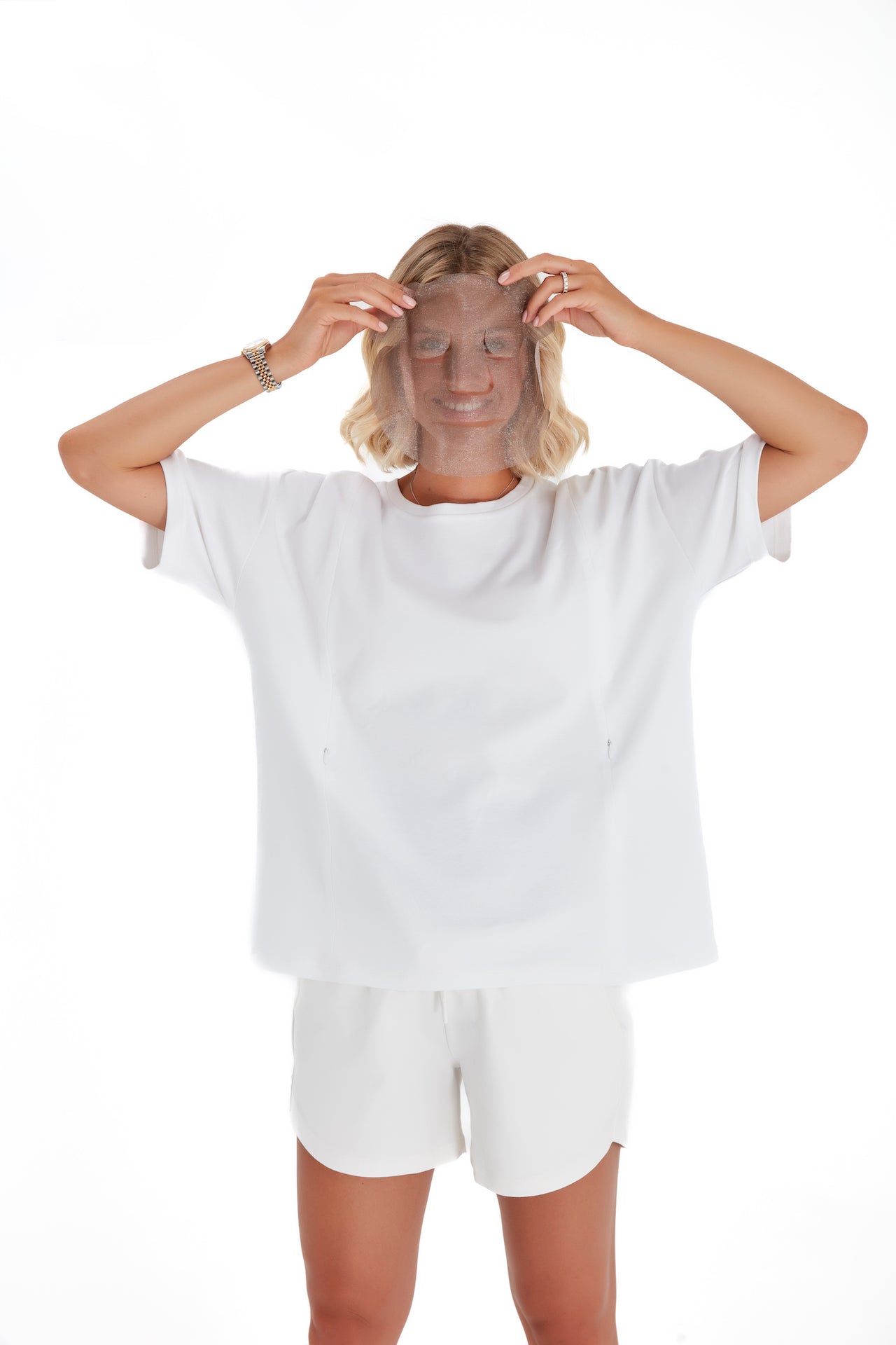 FaceCover Reusable Silver Face Mask