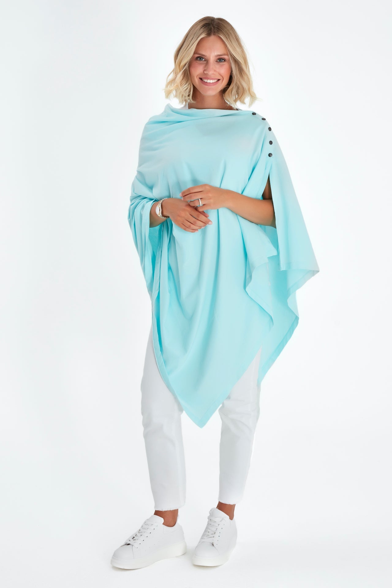 4in1 Multipurpose Supreme Cotton Cape as Maternity/Nursing Shawl