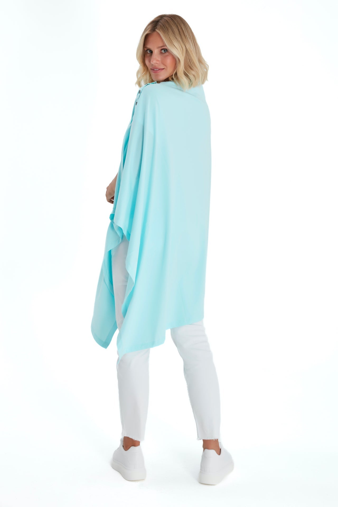 4in1 Multipurpose Supreme Cotton Cape as Maternity/Nursing Shawl