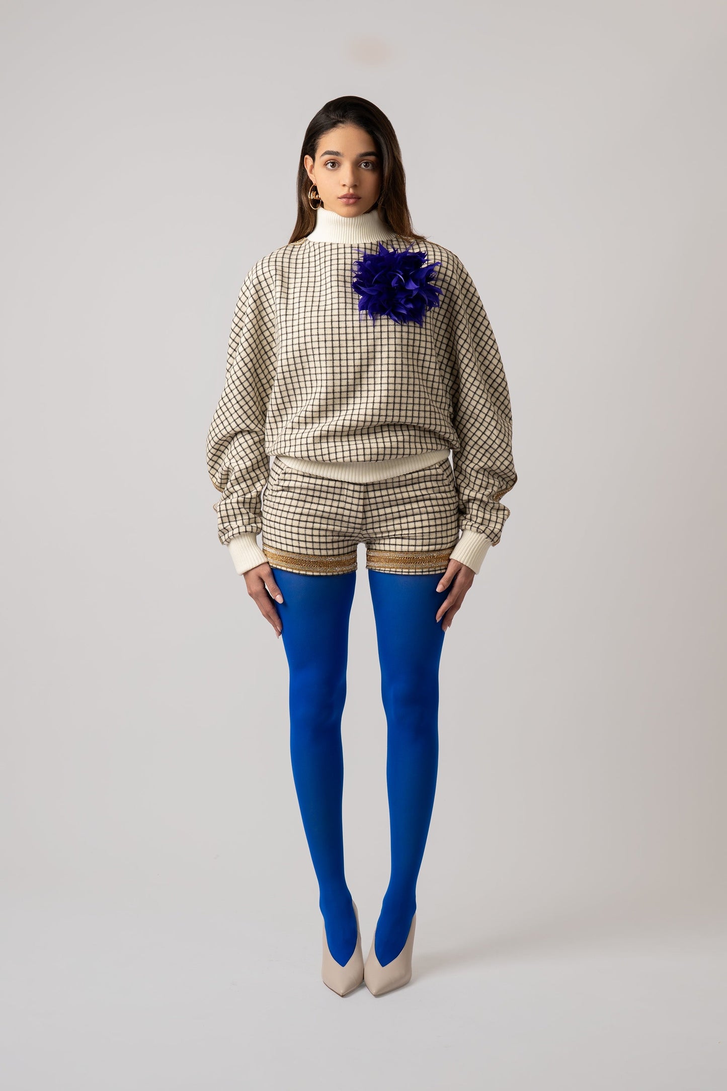 Abby Alpaca Wool Shorts