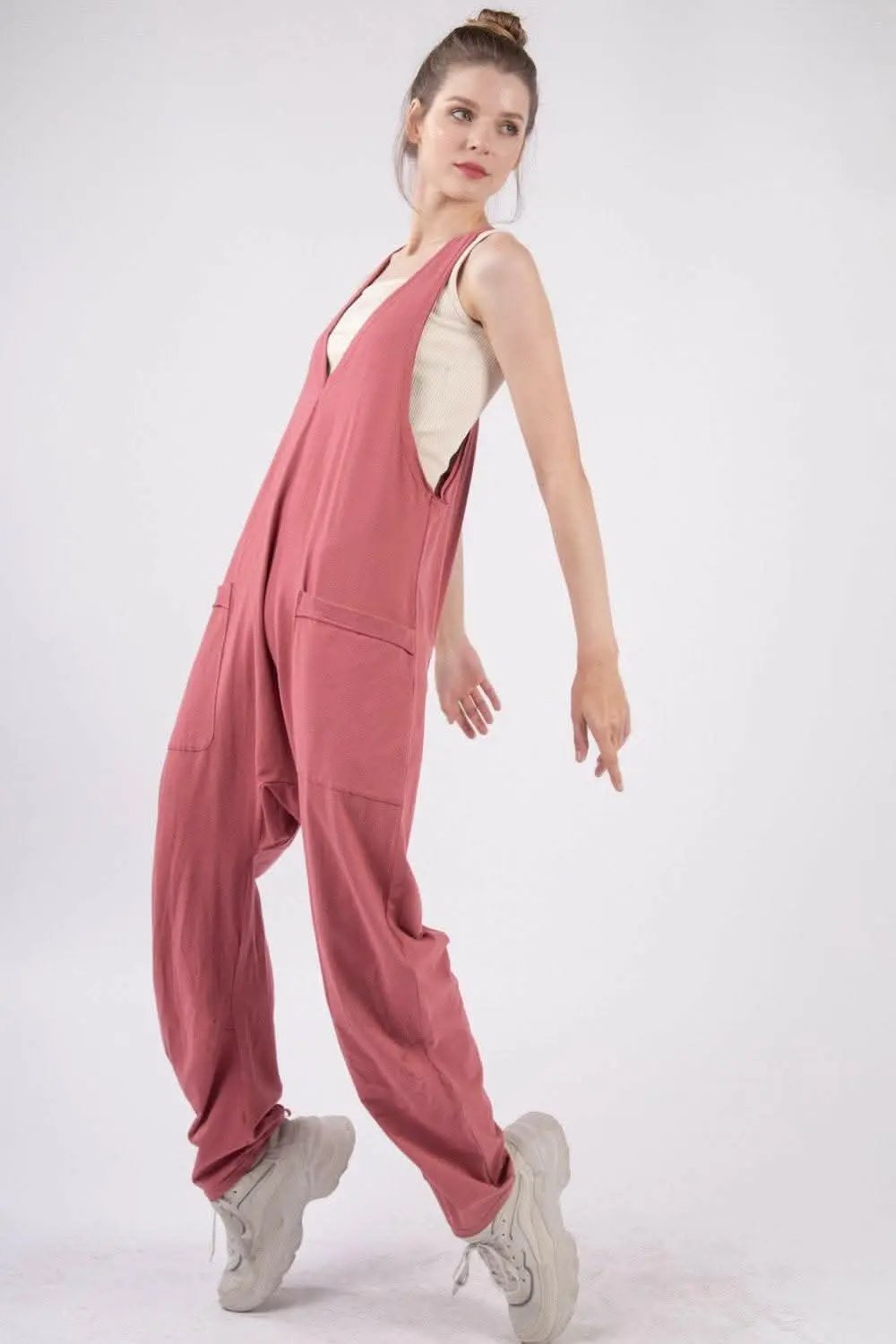 Trendsi Allure Sleeveless Jumpsuit with Pockets - New Arrival, Comfort