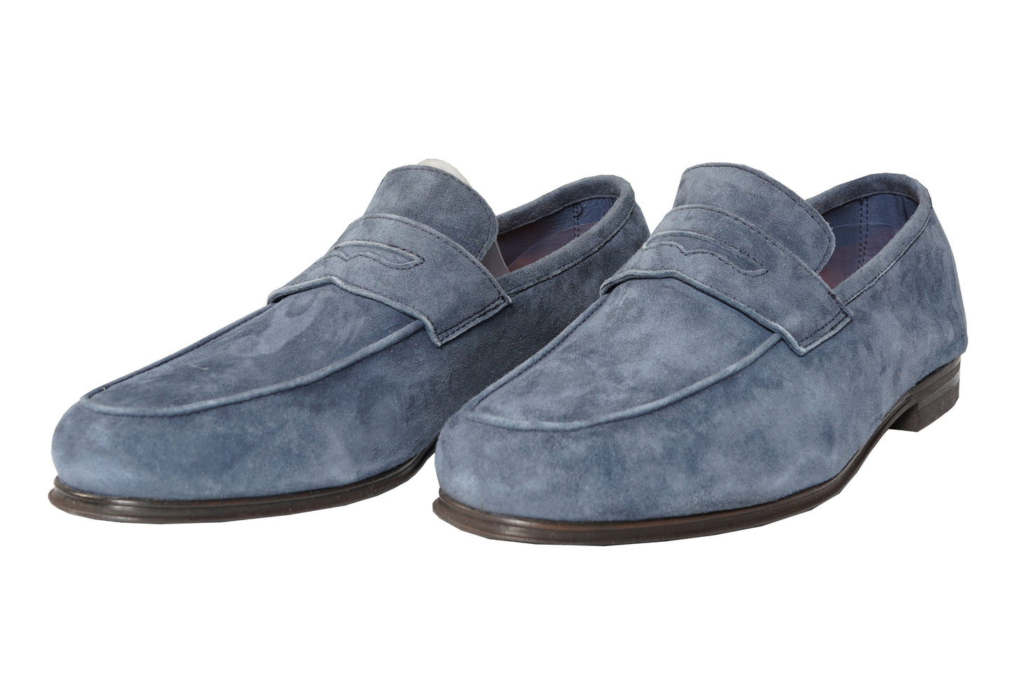 Andrea Ventura Suede Short Penny Loafers