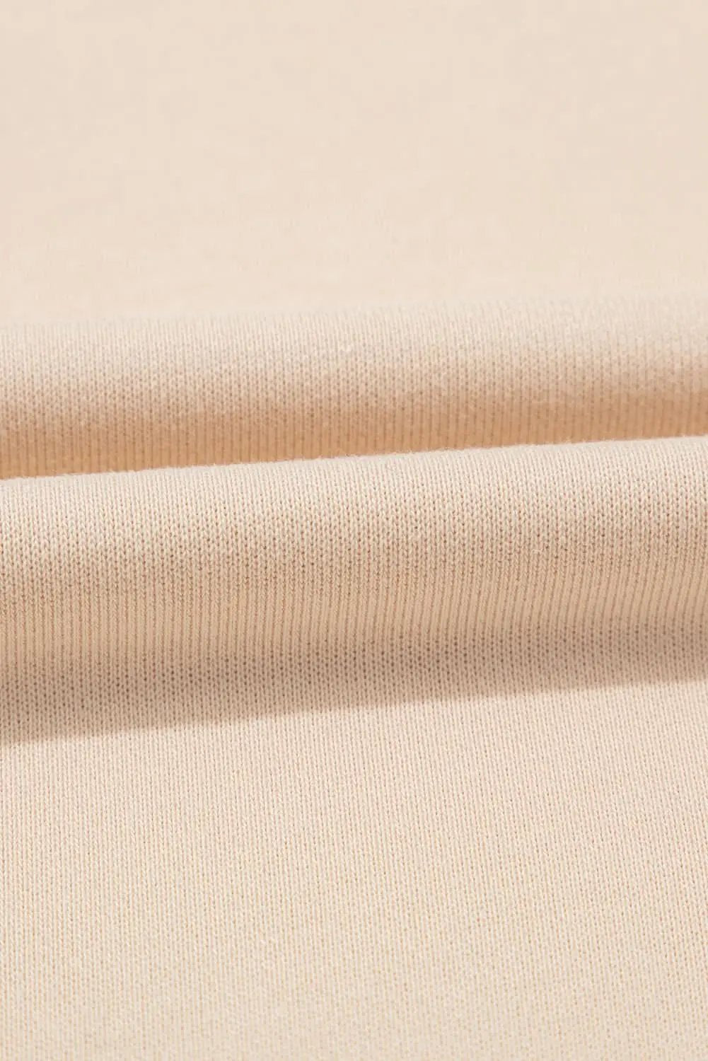 Love Salve Apricot THANKS Chenille Embroidered Drop Shoulder