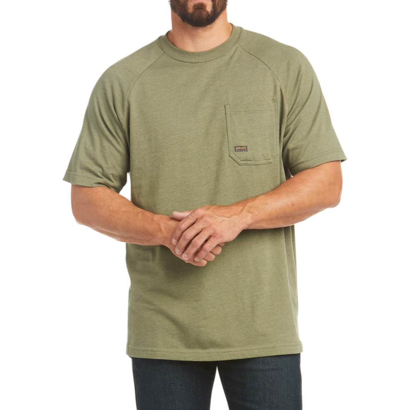 Olive Tee | Ariat Mens