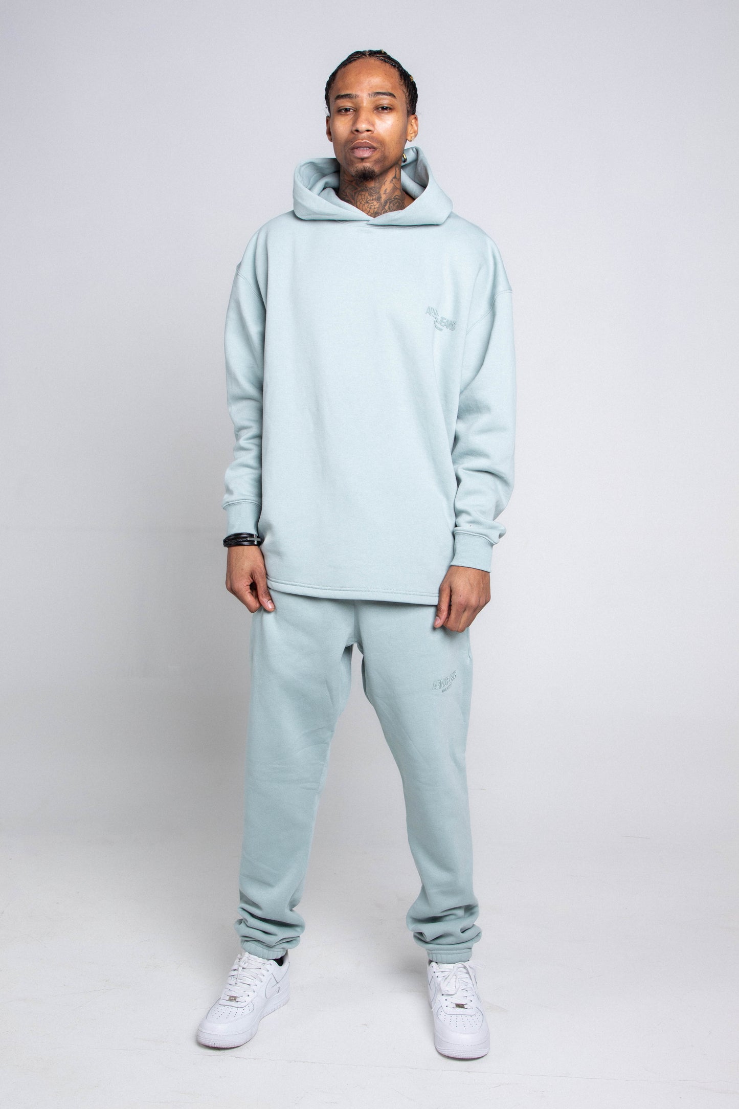 AJ1120EP/H LOOSE FLEECE HOODIE SET